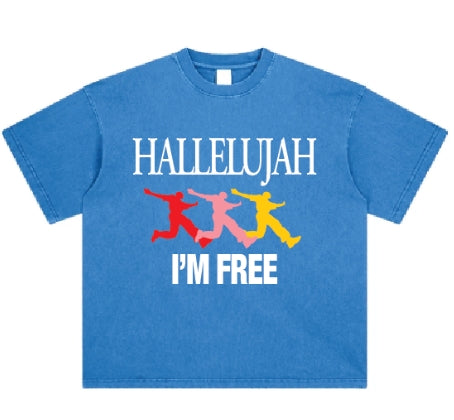 Hallelujah I'm Free - Blue